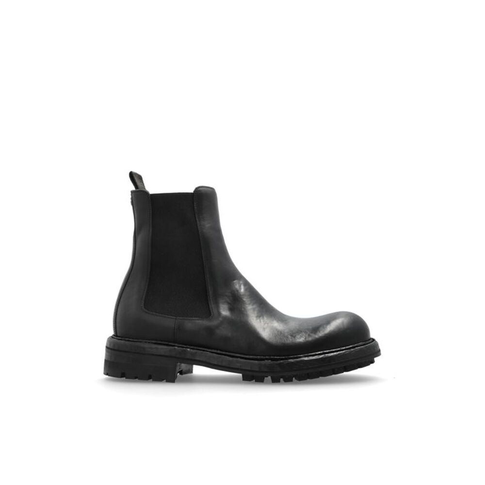 Leather ankle boots